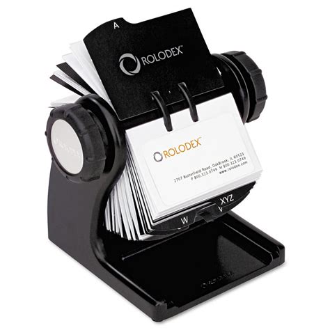 rolodex card file business card holder|rolodex rotary business card holder.